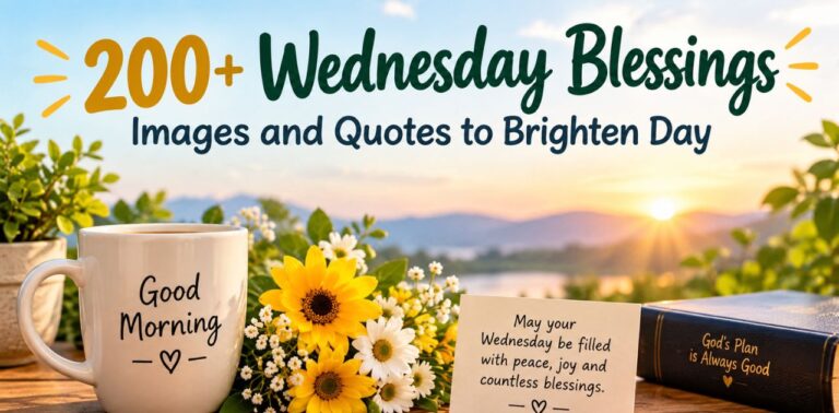 200+ Wednesday blessings images and quotes to brighten your day