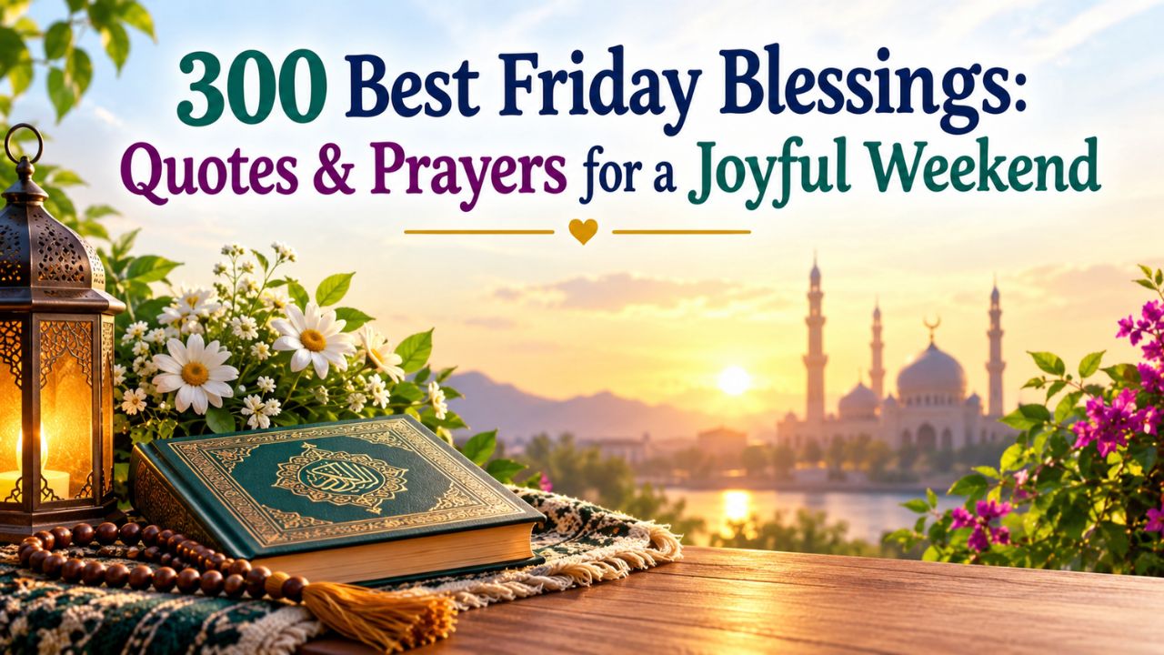 300 Best Friday Blessings, Quotes and Prayers for a Joyful Weekend