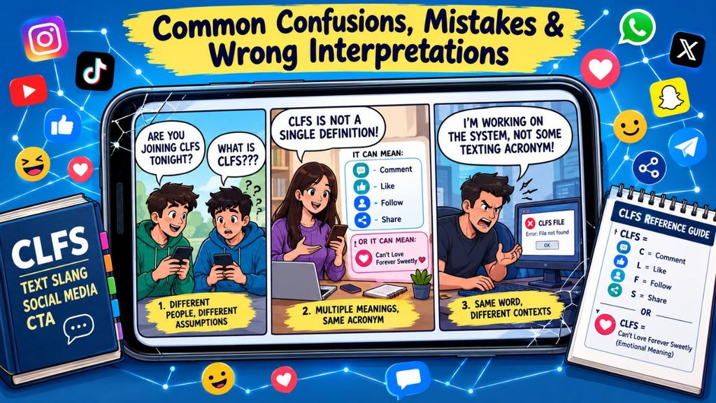 Common CLFS mistakes and wrong interpretations in text messages
