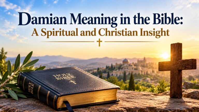 Damian Meaning in the Bible: A Spiritual and Christian Insight